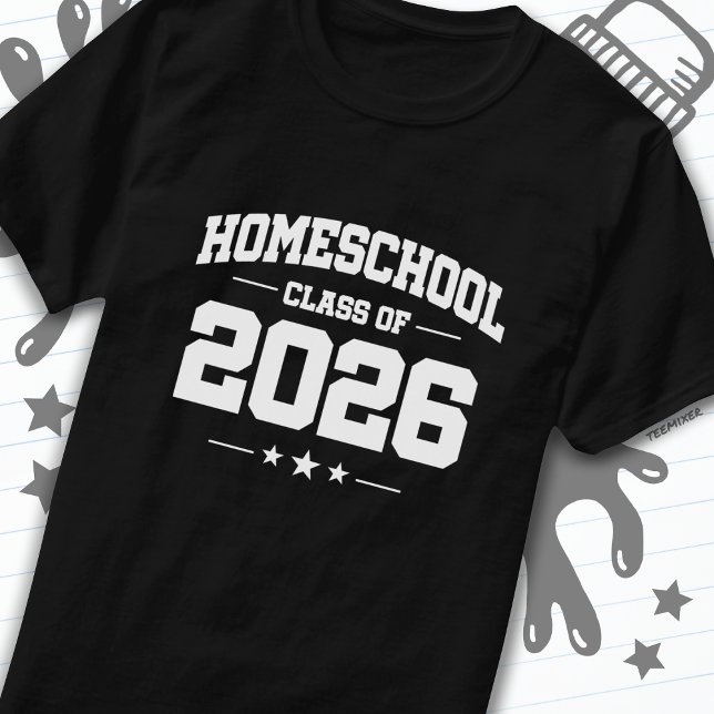 Studenten tillbaka till hemskolan 2026 t shirt (Skapare uppladdad)