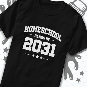 Studenten tillbaka till hemskolan 2031 t shirt