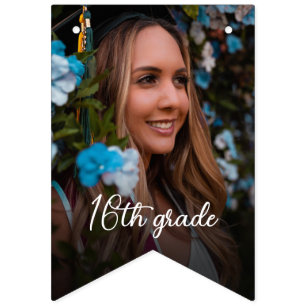 Studenten uppnår Klass-nivåer Foton Modern Vimplar