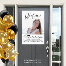 Studenten Välkommen Grattiss ett foto Poster