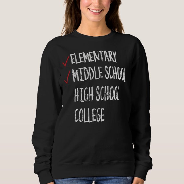 studenten vid den åttonde Klass-Studenten-skolan i T Shirt (Framsida)
