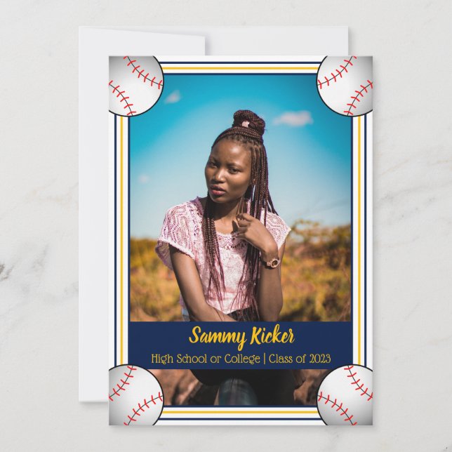 Studenten vid flottan och Guld Baseball Meddelande (Framsida)