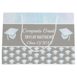 Studenten White Opal Mönster Trendig Gratulerar