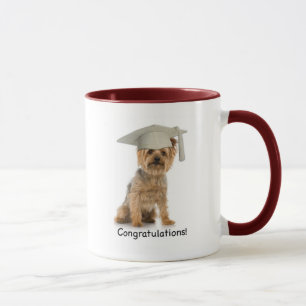 Studenten Yorkie Grattis Mugg