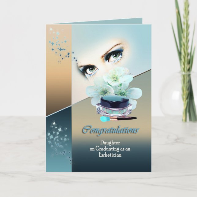 Studentendotter för Estheticion Kort (Framsida)