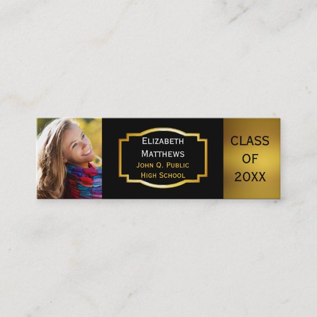 Studentenemblemen klassificerar kortet för (Framsida)