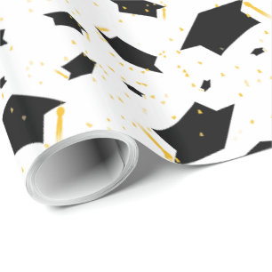 Studentenfirande - inpackning av papper presentpapper