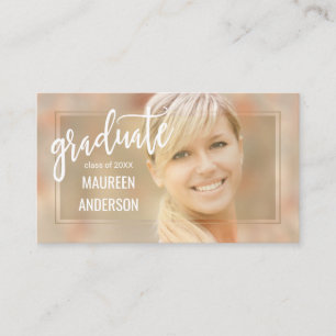 Studentenfotonamn Cards handskrivet skrivar