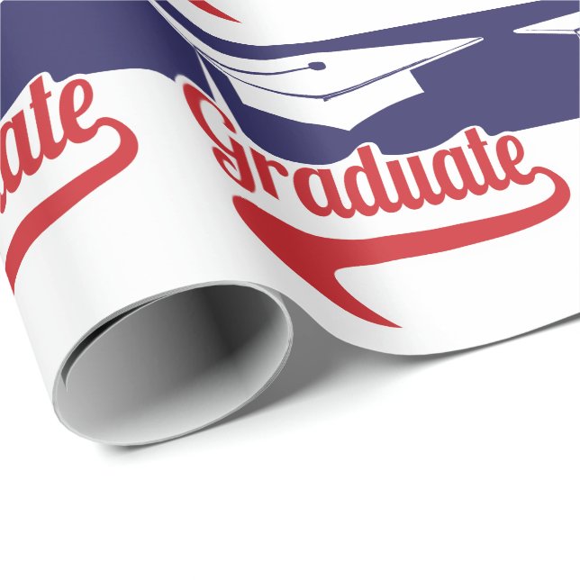 Studentengåvasjal Presentpapper (Rullad Hörn)