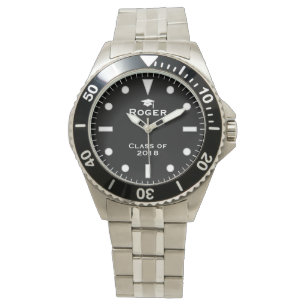 StudentenklockaOxford svart visartavla Armbandsur