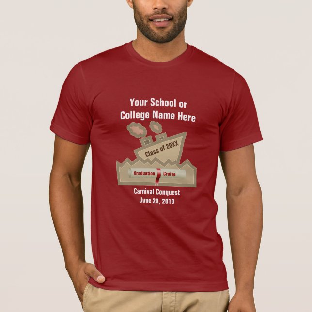 Studentenkryssninganpassningsbar T Shirt (Framsida)