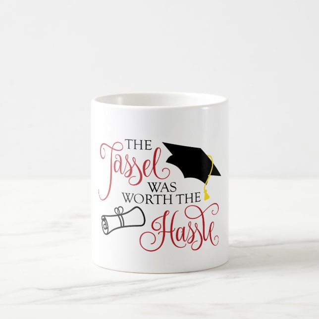 Studentenmuggen tasselen var värd slagsmål kaffemugg (Center)