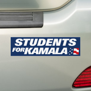 Studenter för Kamala Harris 2024 Bildekal