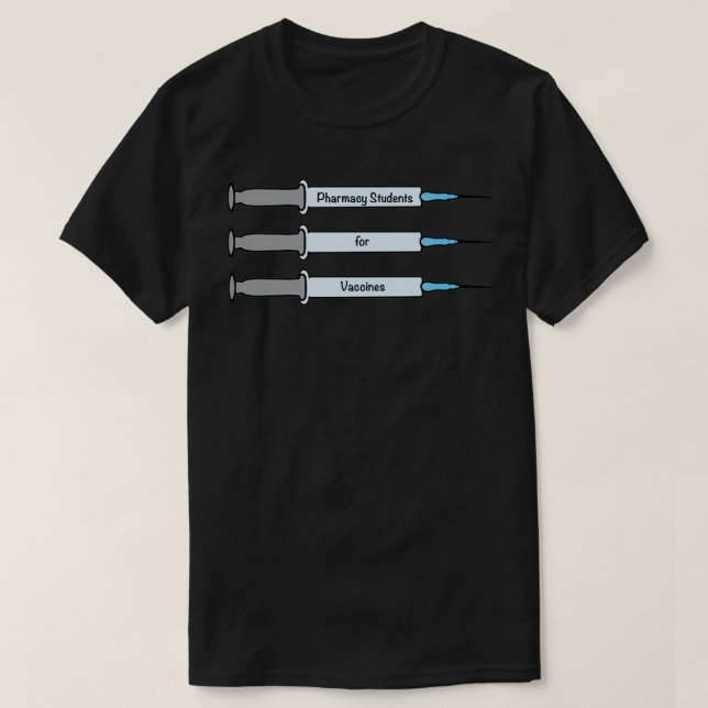 Studenter för vaccin Classic TShirt T Shirt (Design framsida)