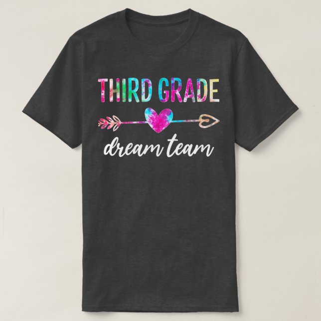 Studenter Lärare i tredje Klass-drömmarteam i går  T Shirt (Design framsida)