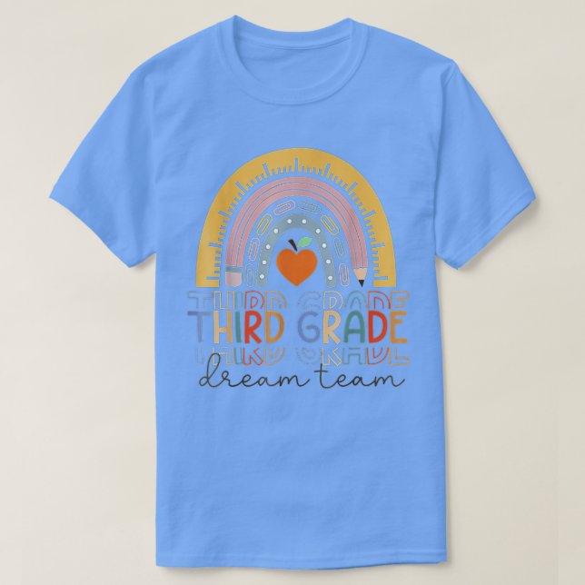 Studenter Lärare i tredje Klass-drömmarteam i går  T Shirt (Design framsida)