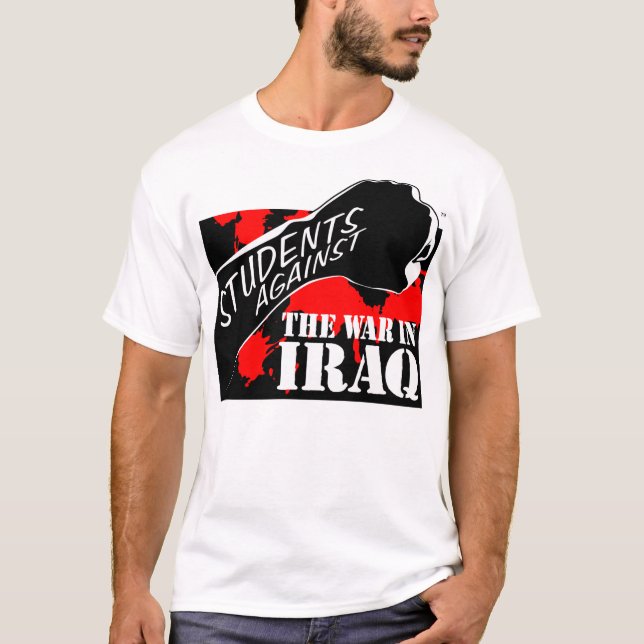 Studenter mot krig i Irak T Shirt (Framsida)