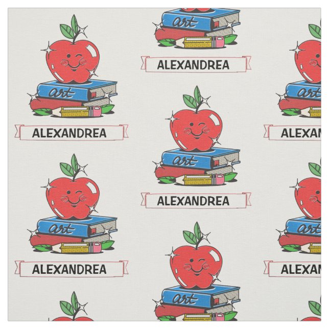 Studenter School Bokar Apple Personalize Tyg (Provkarta)
