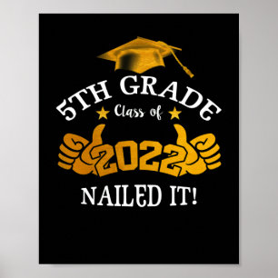 Studenter Studenten 5:e Klass-klassen 2022 Poster