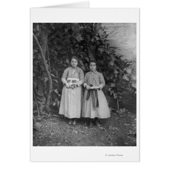 Studenter vid konsthögskolan för flickor i Turkiet Hälsningskort (Framsidan)