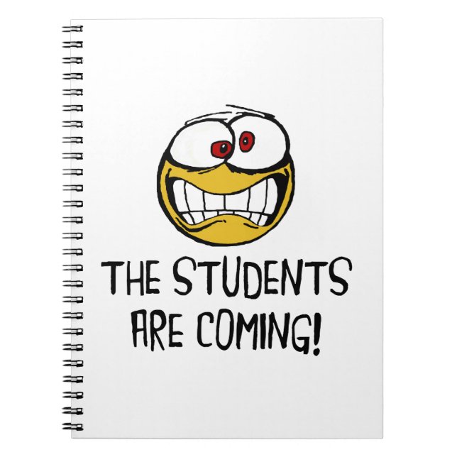 Studenterna är kommande anteckningsbok (Framsidan)