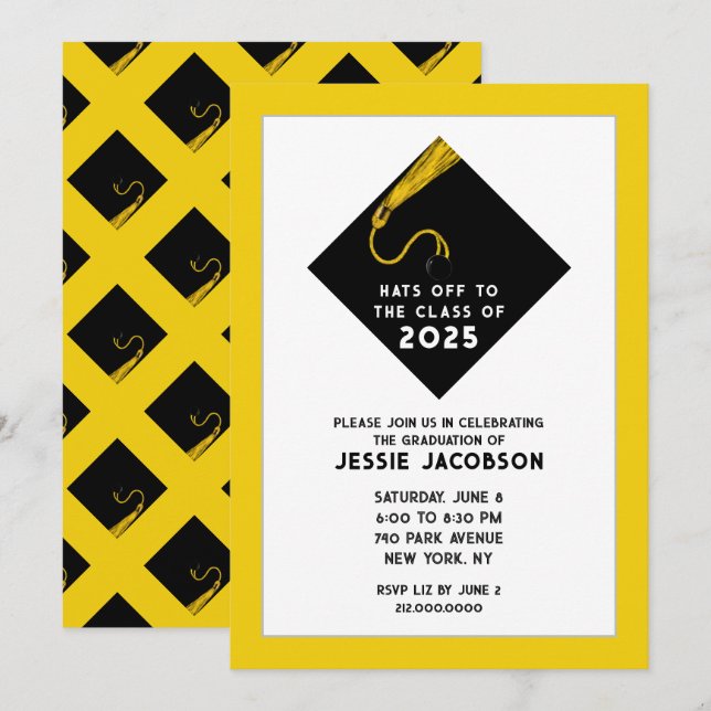 Studentfest 2025 Inbjudan (Fram/baksida)