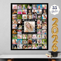 Studentfest 55 Personlig för fotokollage