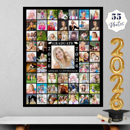 Studentfest 55 Personlig för fotokollage Poster