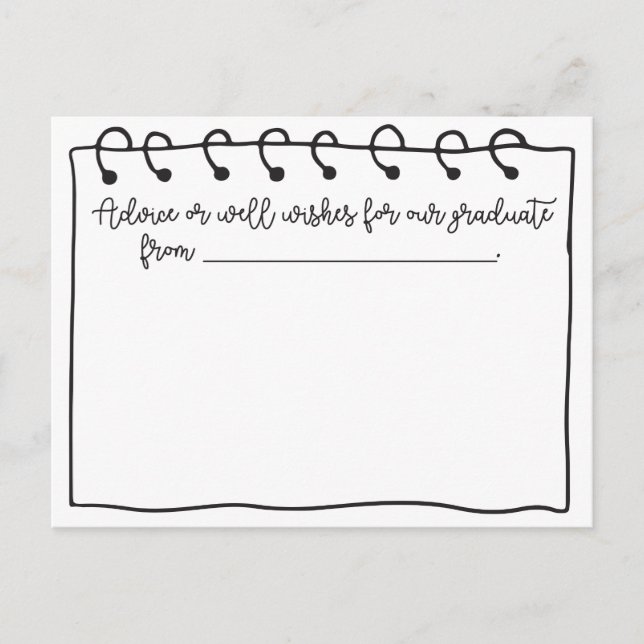 Studentfest Advice-kort för Student Vykort (Framsida)