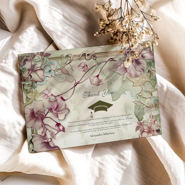 Studentfest av färgämnen för Wildblomma Tack Kort (Skapare uppladdad)