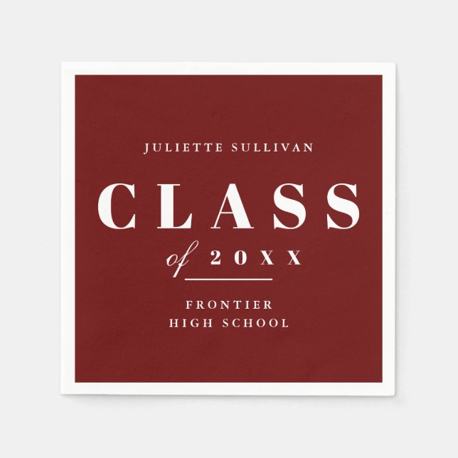 Studentfest av lägsta typ pappersservett (Framsidan)