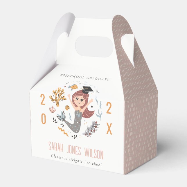 Studentfest av Sjöjungfrun Preschool för barn unde Presentaskar (Framsidan Sidan)