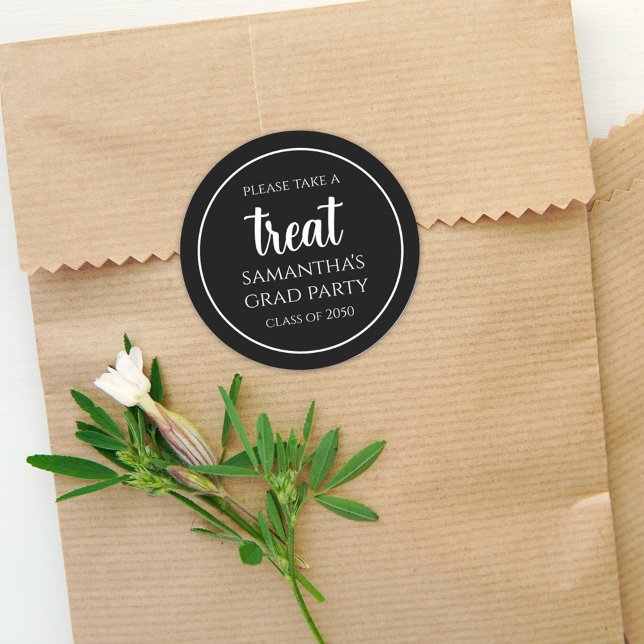 Studentfest Behandla favoritPersonlig Runt Klistermärke (Skapare uppladdad)