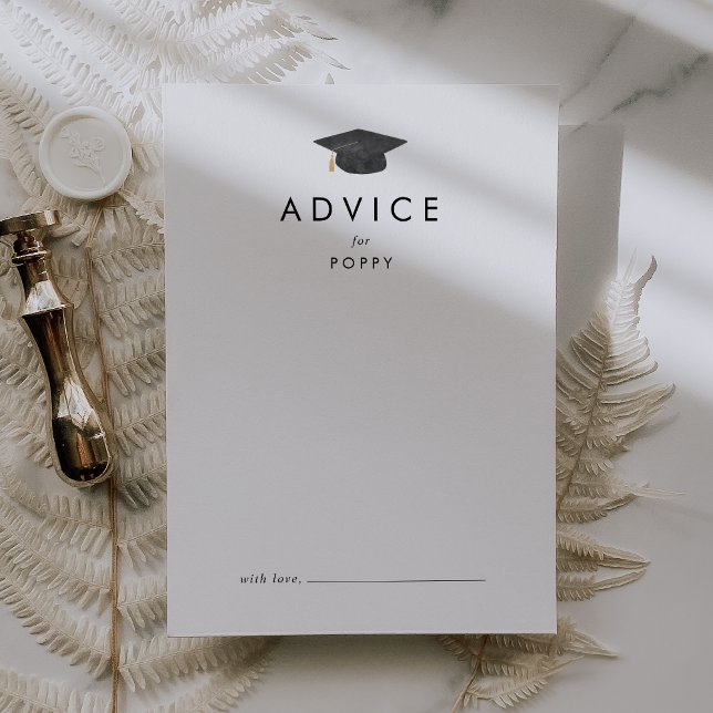 Studentfest för chic Grad Cap Rådkort (Skapare uppladdad)