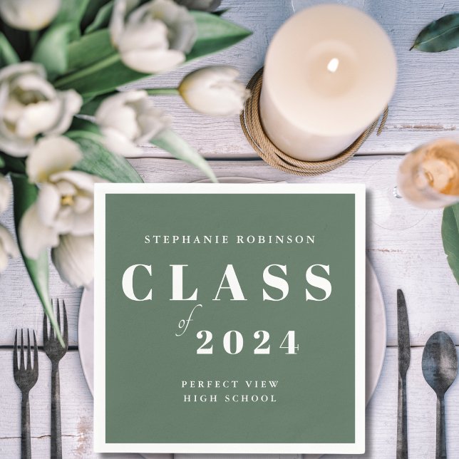 Studentfest för enkel Grönt Pappersservett (Skapare uppladdad)