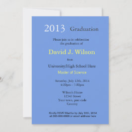 Studentfest för konstverk Starry Night Inbjudningar