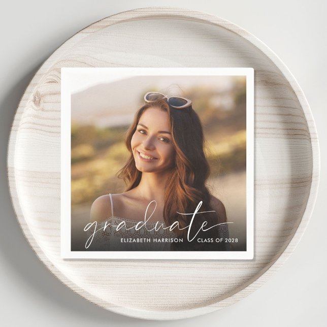 Studentfest för övertäckning av tomt skript pappersservett (Skapare uppladdad)