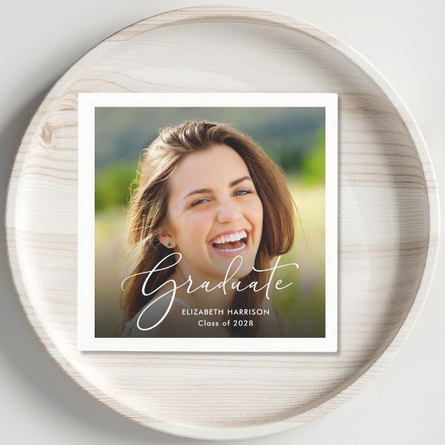 Studentfest för övertäckning av tomt skript pappersservett (Skapare uppladdad)