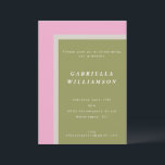 Studentfest för rosa och spridning av geometrisk A Inbjudningar<br><div class="desc">Inbjudan till Studentfest av rosa och Anpassningsbar för geometrisk</div>