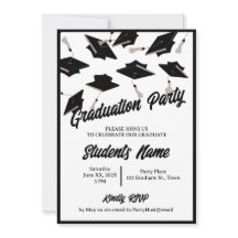 Studentfest Foto Black and White Mortarboard