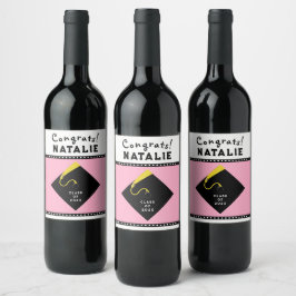 Studentfest Gift Vinflaska Etikett