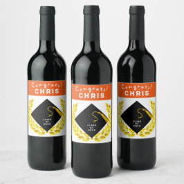 Studentfest Gift Vinflaska Etikett