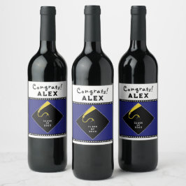 Studentfest Gift Vinflaska Etikett