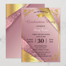 Studentfest Gnistra Rosa Satin Flourish Ram