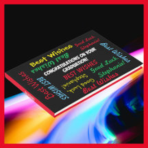 Studentfest Guest Bok Roligt Colorful