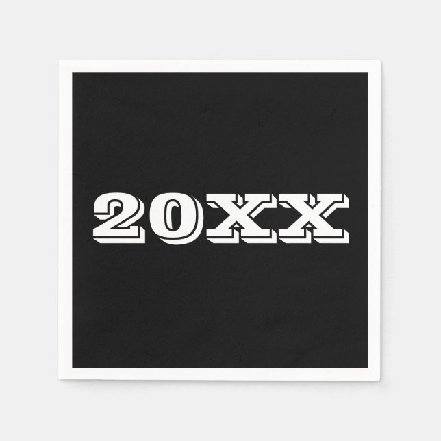 Studentfest Ideas Napkins Pappersservett (Framsidan)