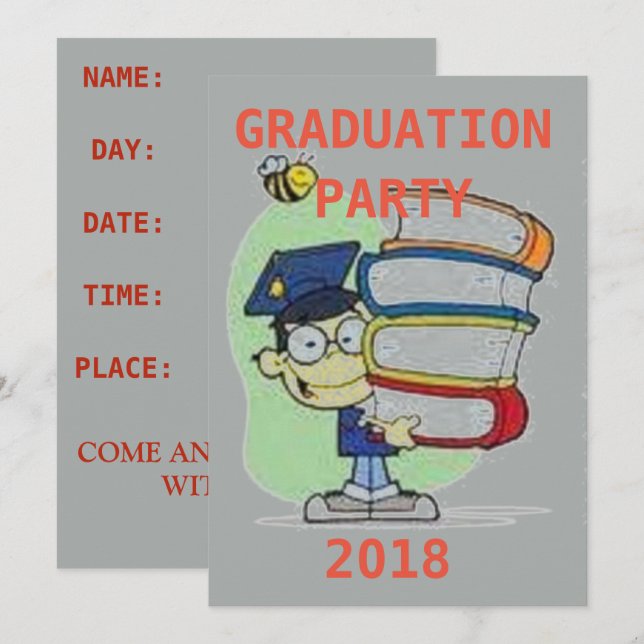 STUDENTFEST INBJUDAN (Fram/baksida)