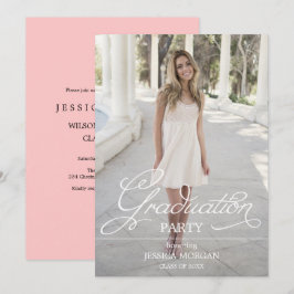 Studentfest Inbjudningsskript med foto Inbjudningar