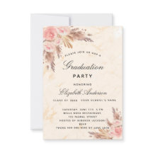 Studentfest pampasgräs ro guld 