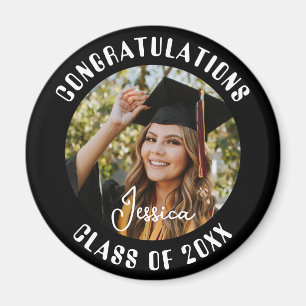 Studentfest Sweet Personlig Photo and Namn Magnet